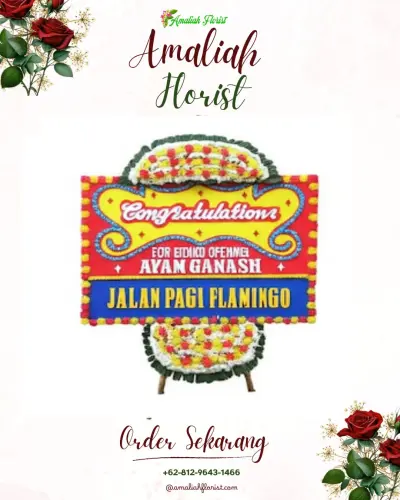 Bunga Papan Congratulation di Penatahan
